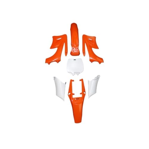 Alerón Aerodinámico para 47cc 49cc para Apollp para Orion para Minimoto Kits de plástico Naranja Piezas de carenado Panel Lateral de carrocería de Motocicleta