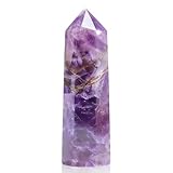 Tour en cristal améthyste,Améthyste hexagonales,d'améthyste de Pierres précieuses,Cristal à des fins décoratives,Pour méditation,Yoga,Sommeil