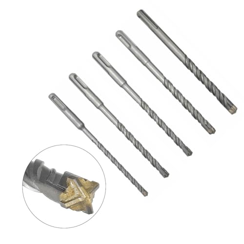 Juego de 5 brocas para mampostería 160mm acero carburo miniatura 7