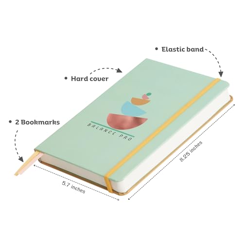 Image of DOODLE Personalized Undated Work Life Balance Planner | A5 (8.25 x 5.7) | 336 pages | 6 Months Planner with Daily and Monthly Planning | Organize, Reflect & Plan for a Balanced Life (Balance Pro)