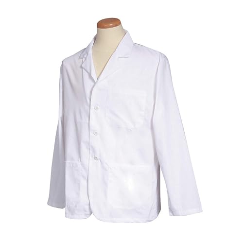Lab Coat, XS, White, 28-1/2 in. L