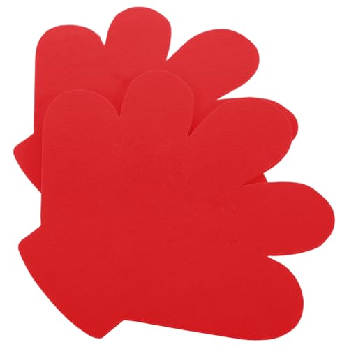 Milisten 2pcs Cheerleading Flower Hand Gloves for Boys and Girls Safe Dance Accessories for Sports Events School Parties and Cheerleading Activities