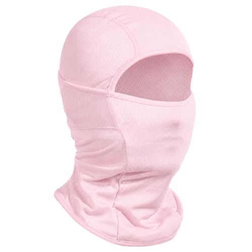 Image of Achiou Ski Mask for Men and Women, Lightweight UV Balaclava Face Cover | Breathable lightweight fabric with UV, wind, and dust coverage for riding, skiing, snowboarding, moto, running, and cycling