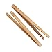 NA 2 Stück Bambusholz Holz Lebensmittel Toast Salat Zange Toaster Speck Zucker EIS Tee Zange zum Kochen, Brot, Obsttee und Gurken, 17,8 cm