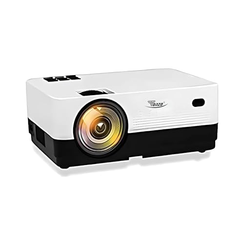 Image of TONZO X Pro Android Smart Projector Native 1080p Full HD with 4K Support, 4500 LED Lumens Portable Home Theater Projector, 300 Inch Display, 4D Keystone, WiFi Bluetooth, HDMI USB Home Cinema Projector