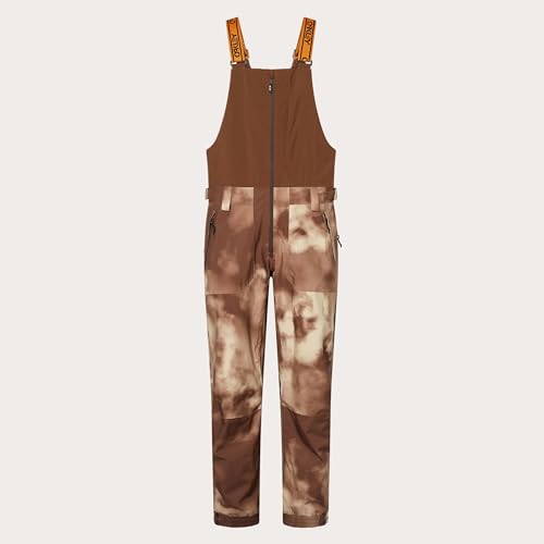 Oakley Men's Standard Team Collection Gunn Recycled Bib 3.0, Brown Clouds Print, Medium