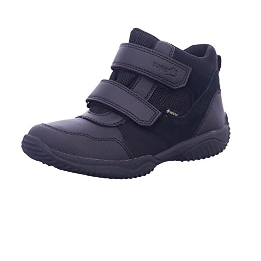 Winter Schuhe Damen Frau Boots Gefüttert Winterstiefel Winterschuhe Winterboots Schneestiefel Schneeboots Flach Sneaker Schnee Schuhe Winter Stiefeletten Leder Schuhe Halblange Stiefel Schneeschuhe 3 Superfit Jungen STORM leicht gefütterte Gore-Tex Sneaker, Schwarz (SCHWARZ 0010), 35 EU