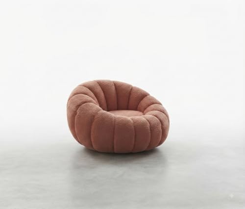 Image of CRAFTCITY 5 Seater Pumpkin Sofa Set /Premium Modern Tufted Living Room Furniture Collection