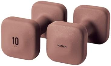 WeGym SafeGrip Square Dumbbells with Anti Slip Handles, Aesthetic Free Weights for Home Workouts, Stable Design Prevents Rolling during Floor Exercises 12