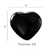 ZEAYEA 12 Pcs 1 Inch Heart Shaped Stones, Natural Heart Love Worry Stones, Chakra Healing Crystal Set for Balancing Reiki Healing Meditation Massage Energy Yoga and Decoration, 12 Colors
