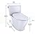 TOTO Nexus 1G Two-Piece Elongated 1.0 GPF Universal Height Toilet with CEFIONTECT and SS234 SoftClose Seat, WASHLET+ Ready, Cotton White - MS442234CUFG#01