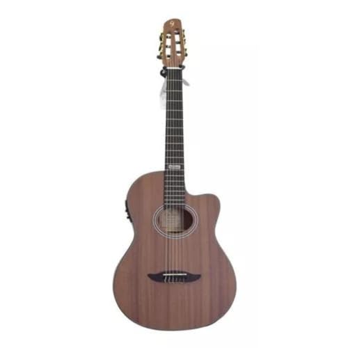 Violao Eletrico Nylon Gnf3 Ceq Ws Satin