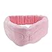 Produktbild Hokaime Kabellose Stereo-Bluetooth-Kopfhörer-Schlafmaske Schlaf-Kopfhörerbündel Musik-Stirnband Musik-Schlafaugenmaske, pink