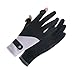 keynoyin Spring and Summer Women's ice Silk Color-Blocked Gloves, Outdoor Sports Cycling Thin Gloves - Color-Blocked Black