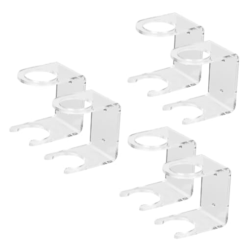 ibasenice 1 set Multi Functional Baseball Bat Rack Transparent Wall Mounted Storage Stand for Showcasing Bats Space Saving Display for Softball and Baseball Collections