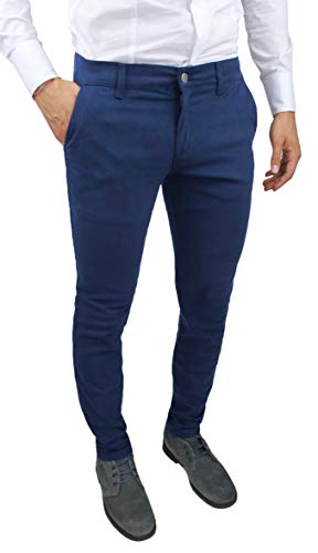 Pantalon homme coupe ajustée au design raffiné pour l'élégance d'hiver