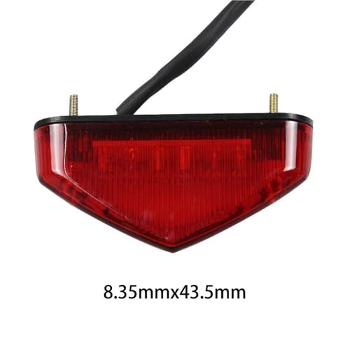 Lámpara matrícula multifunción de 12V con luces de freno integradas 2