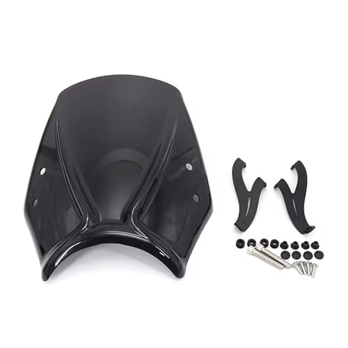Carénage pare-brise moto Triumph Trident 660 aérodynamisme premium finition noire 2021
