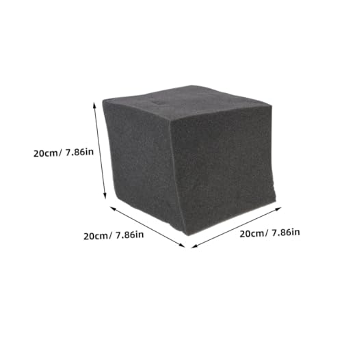 Kisangel 6pcs paneles acústicos para aislamiento de sonido, alfombrillas para reducción de ruido para paredes, alta densidad, absorción acústica para hogar y estudio miniatura 2