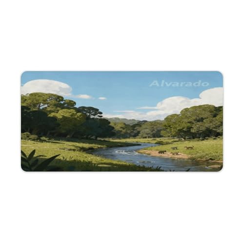 Alvarado Desk Pad impermeable grande 30x60 cm miniatura 1