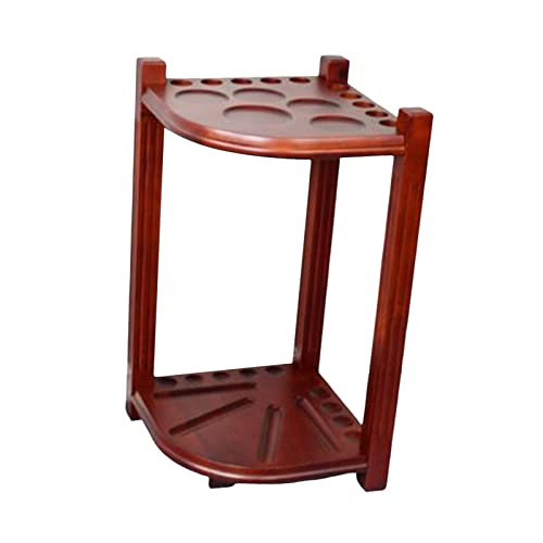 Support de rangement au sol pour coin de billard moderne | Organisateur de salon de jeu