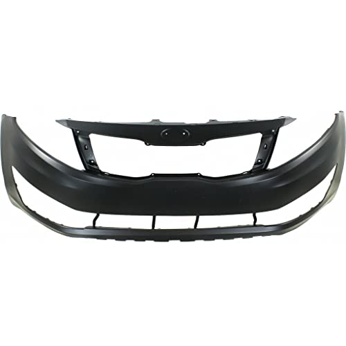 FitParts Compatible With Front Bumper Cover 2012-2013 Kia Optima USA LX EX Sedan 12-13. New, Primed and Ready for Paint. W/o Park Assist Holes. 865114C000 KI1000161