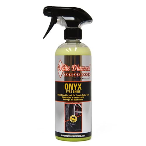 ONYX Pneu WHITE DIAMOND brillant de 500 ml avec un parfum agréable de banane