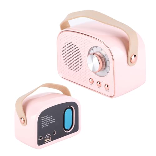 Haut-parleur BT rétro blanc pour une ambiance vintage en cuisine ou chambre