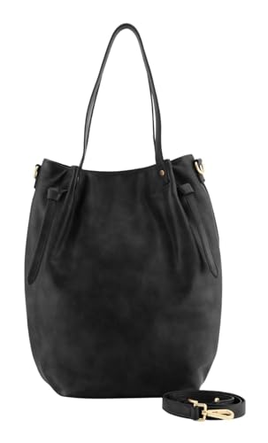FREDsBRUDER sac à épaule Just Easy Hobo Bag Black grand sac à main noir fourre-tout