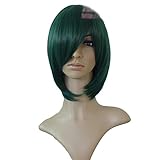HOOLAZA Dark Green Short Straight Cosplay Wig The Prince of Tennis Ryoma Echizen Cosplay Wig