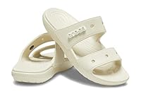 Crocs Unisex Adult Classic Sandal, Bone, US M12/W14