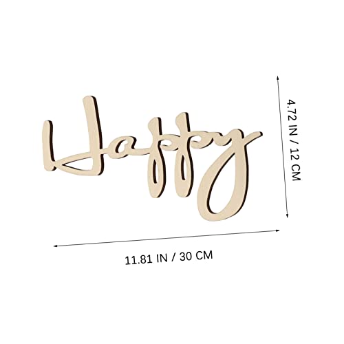 Abaodam 1 Conjunto Cartão De Aniversário Adesivo De Parede Placa De Recorte De Feliz Aniversário Dec