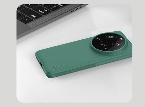 Image of Nillkin Case for Xiaomi Mi 15 Ultra (6.73 inch Inch) Super Frosted Shield Pro Magnetic Hard Back Soft Border (PC + TPU) Cover Raised Bezel Camera Protect Green Color