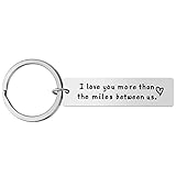 Valentine's Day Gifts for Her Him - Boyfriend Girlfriend Gifts, I Love You More Than The Miles...