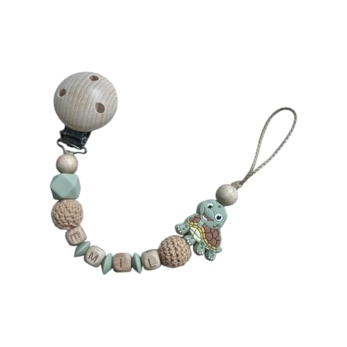 Personalisiertes Baby Geschenk Band Halter mit Namen Junge Holz...