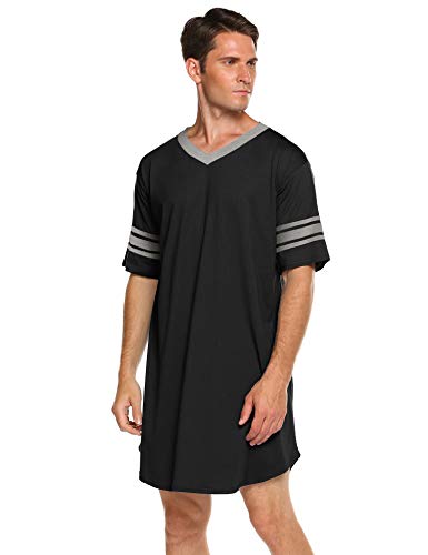Camisón de algodón para hombre ideal para noches de pijama relax 2