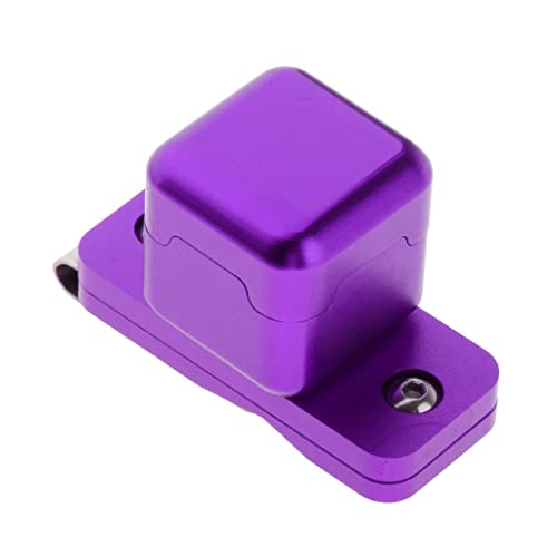Vaveren Billiard Chalk Holder with Belt Clip Pool Chalk Holder with Clip Precision Tool, Purple