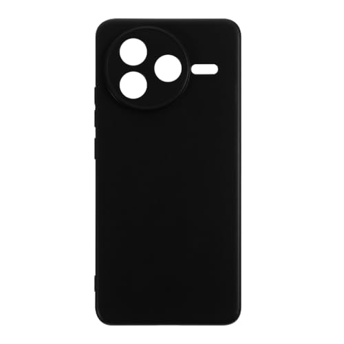 Shantime �\�t�g�P�[�X Xiaomi Poco F7 Pro 5G �Ƃ̌݊������� �X���� �Ռ��z�� ���h�~ �_��f�� �O���b�v���₷���J�o�[(�u���b�N)