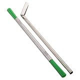 HEMOTON Aufzugsschienen Reinigungswerkzeug mit 8mm Spaltschaufel und Bürste Langlebiger Schaber zur Aufzugswartung für Gewerbliche und Private Gebäude