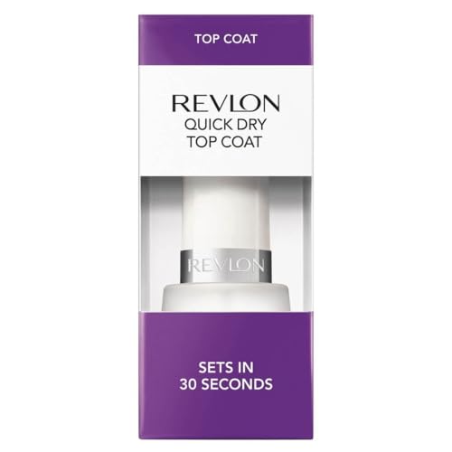 Revlon Quick Dry Überlack, Splitterfeste und langhaftende Formel, Hochglanz-Finish, 14,7 ml.