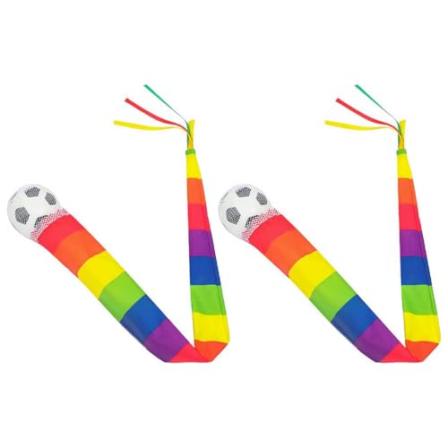 Sarini Rainbow Catch Soft Rainbow Ball,Juego de lanzar y atrapar al Aire Libre Rainbow Ball con Cola Rainbow Comet Game para niños y niñas,atrapar Bolas de Cola Soft Rainbow Play Ball