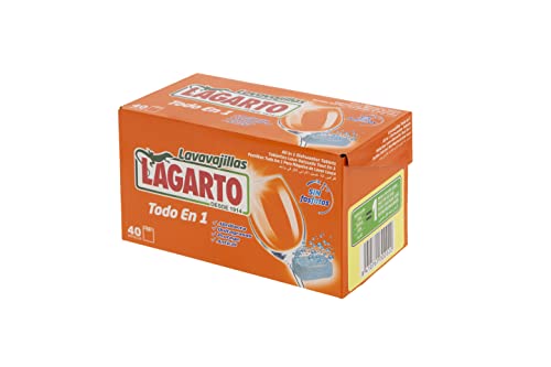 Lagarto Pastillas Lavavajillas Todo En Uno - 3 Cajas X 40uds- TOTAL 120 Unidad