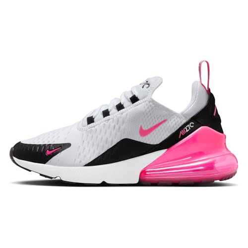 Nike Air Max 270 Women's Shoes (AH6789-127, White/Black/White/Hyper Pink) Size 6.5
