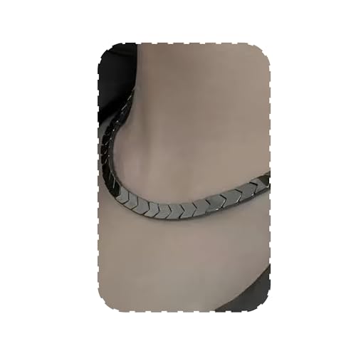 Image of Fashion Frill Exclusive Grey Alpha Chevron Neck Chain for Men Stainless Steel Chain for Men Made for him gIft for him
