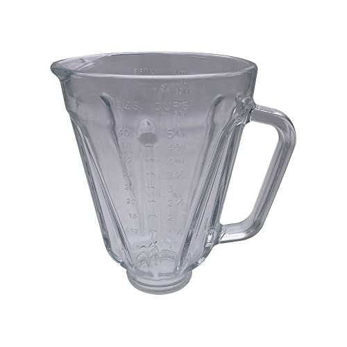 Jarra de vidrio redonda para licuadora 5 tazas compatible miniatura 4