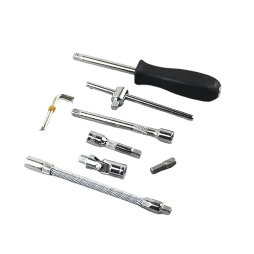 Juego de herramientas de reparación de auto 46 piezas miniatura 2
