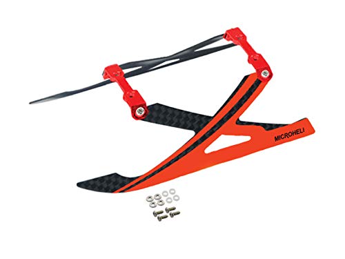 Aluminum/Carbon Fiber Landing Gear X Style (RD) - Blade 120 S / S2