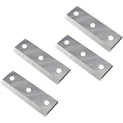 EFCUT Blades Replacement for C40 Wood Chipper, High Speed Steel Cutting Blades, Pack of 4 Cover