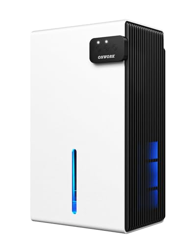 Dehumidifier, 95 OZ Dehumidifiers for Home (800 sq.ft), Quiet Small Dehumidifiers for Bedroom...