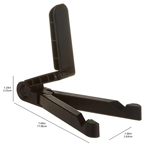 Amazon Basics - Atril ajustable para tablet, Negro